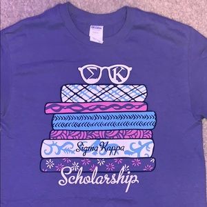 Sigma kappa scholarship graphic t